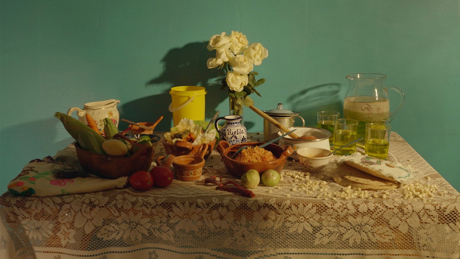 The warmth of the kitchen