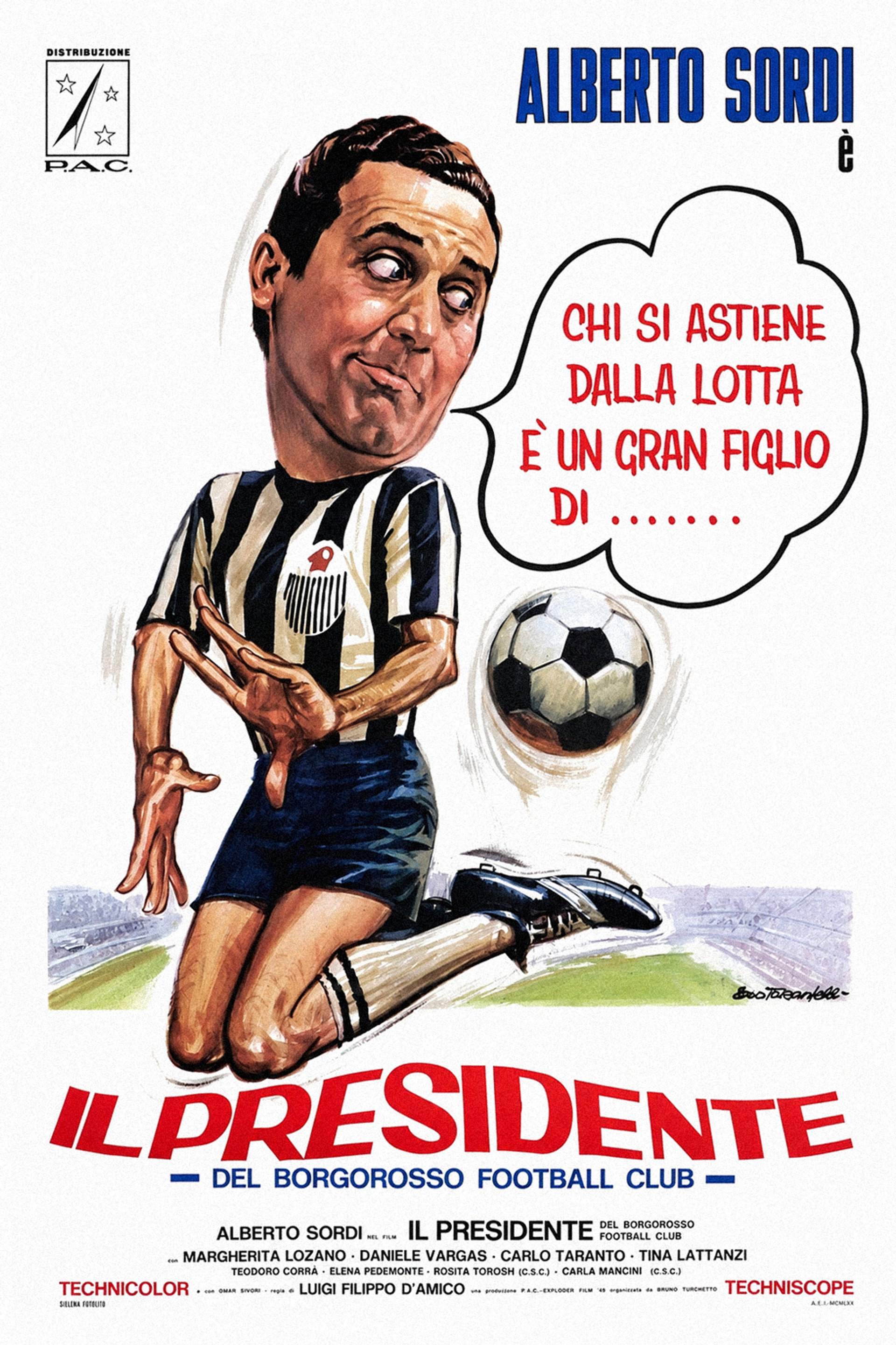 Il presidente del Borgorosso Football Club