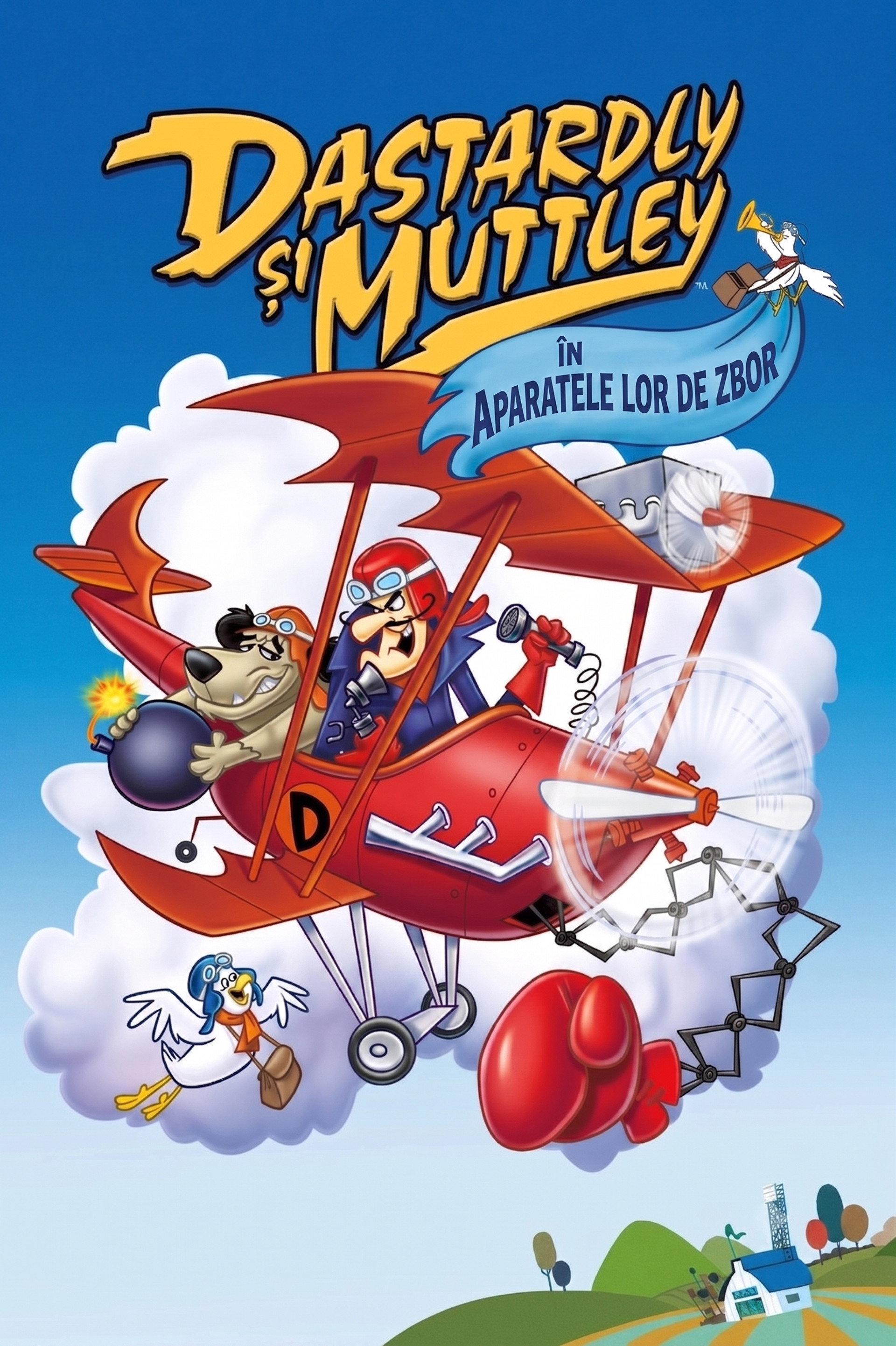 Dastardly și Muttley în Aparatele lor de Zbor