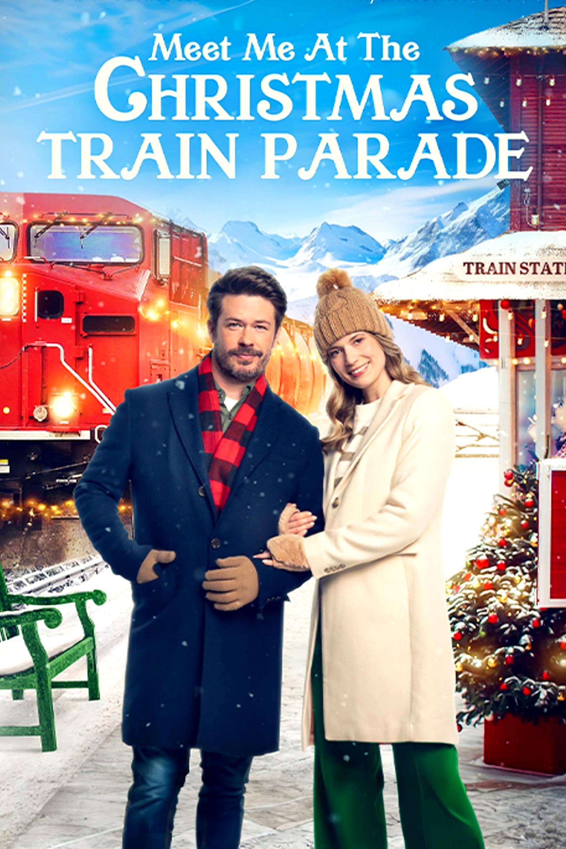 Conocerme en el desfile de tren de Navidad
