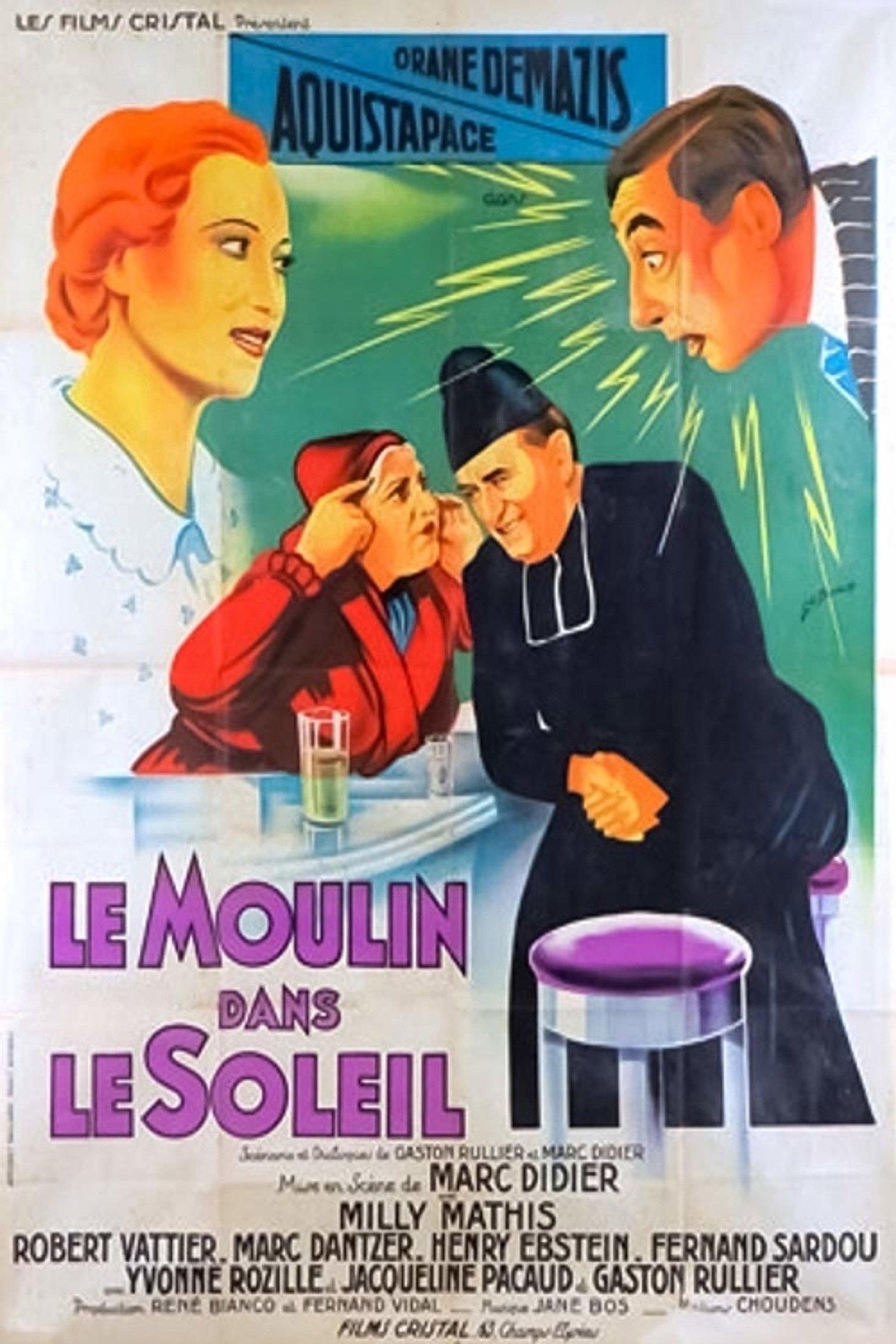Le Moulin dans le soleil