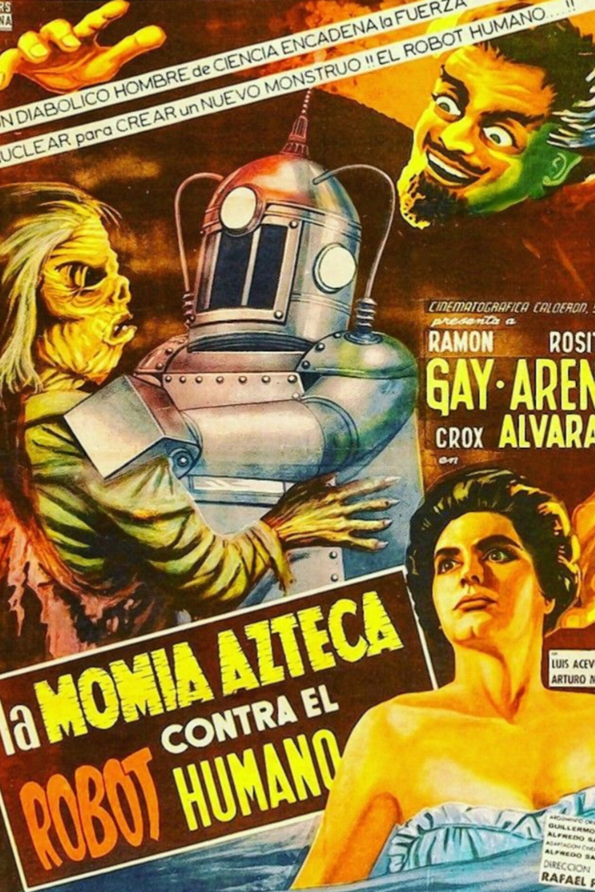 Die Azteken-Mumie gegen den Menschen-Roboter