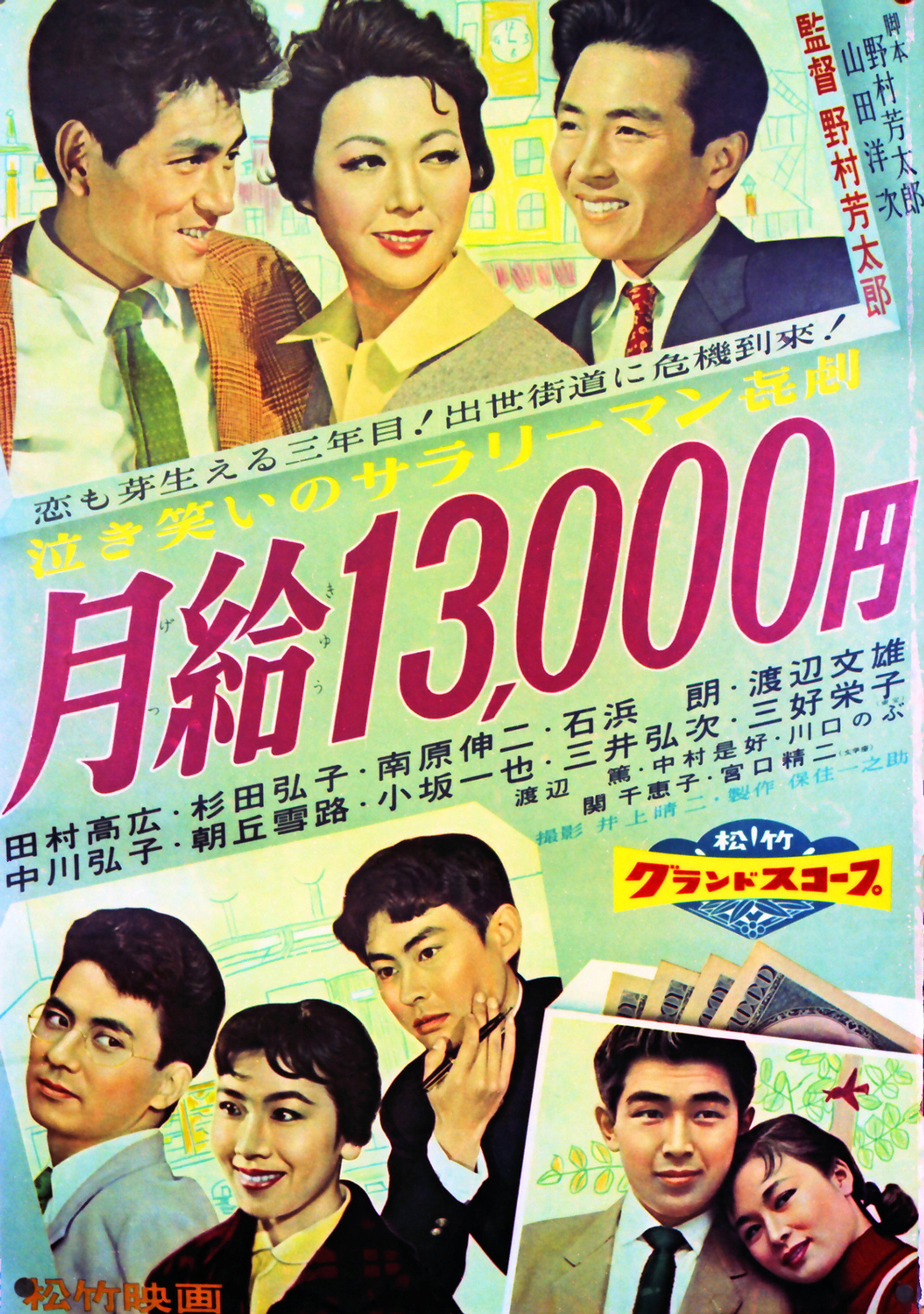 月給13,000円