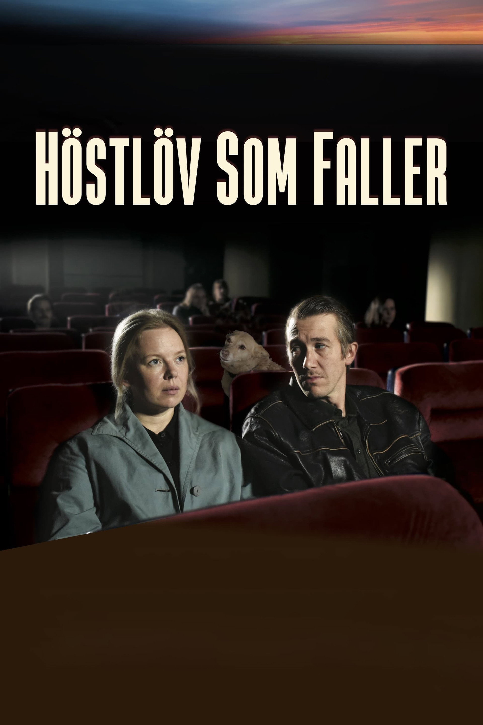 Höstlöv som faller