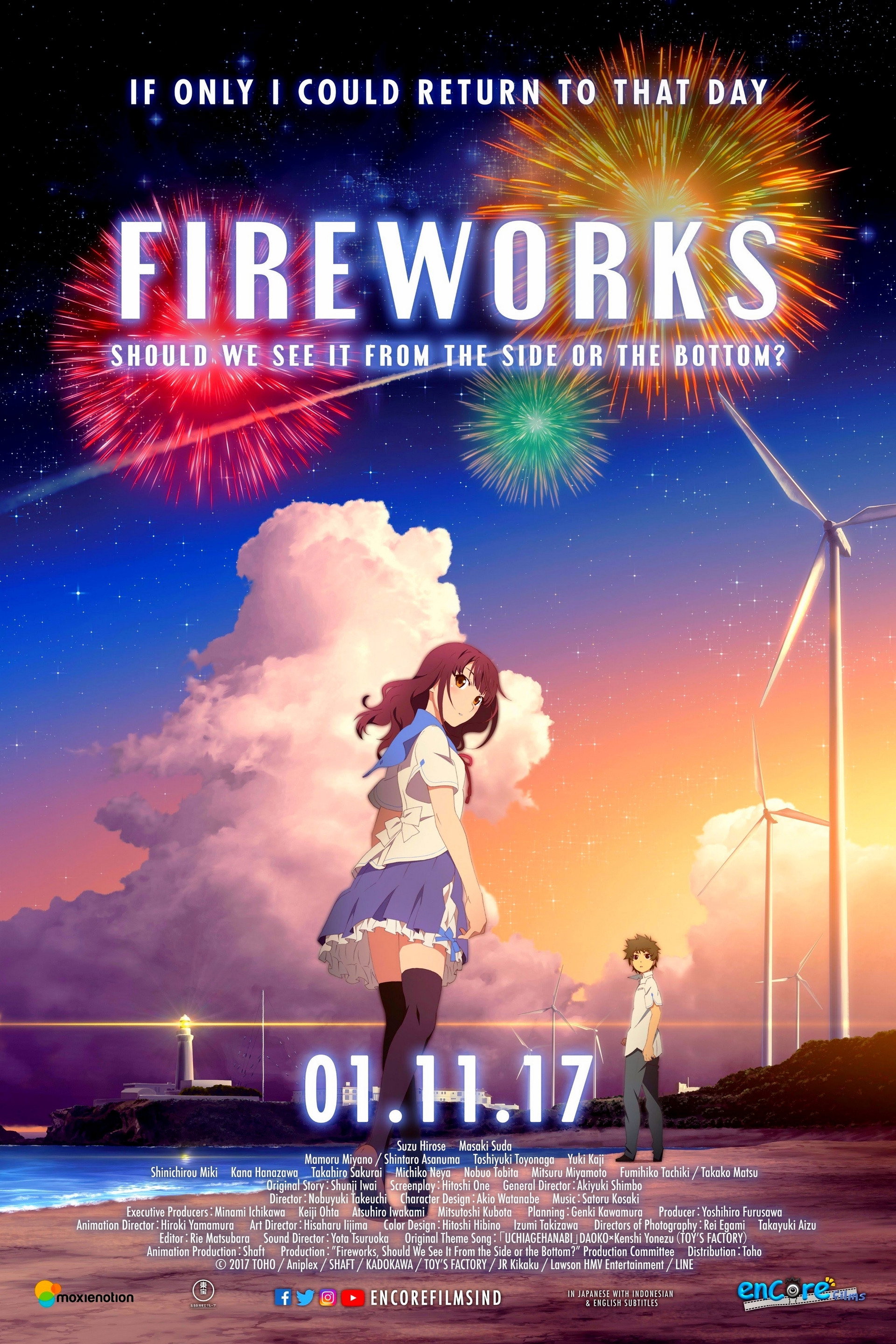打ち上げ花火、下から見るか?横から見るか?