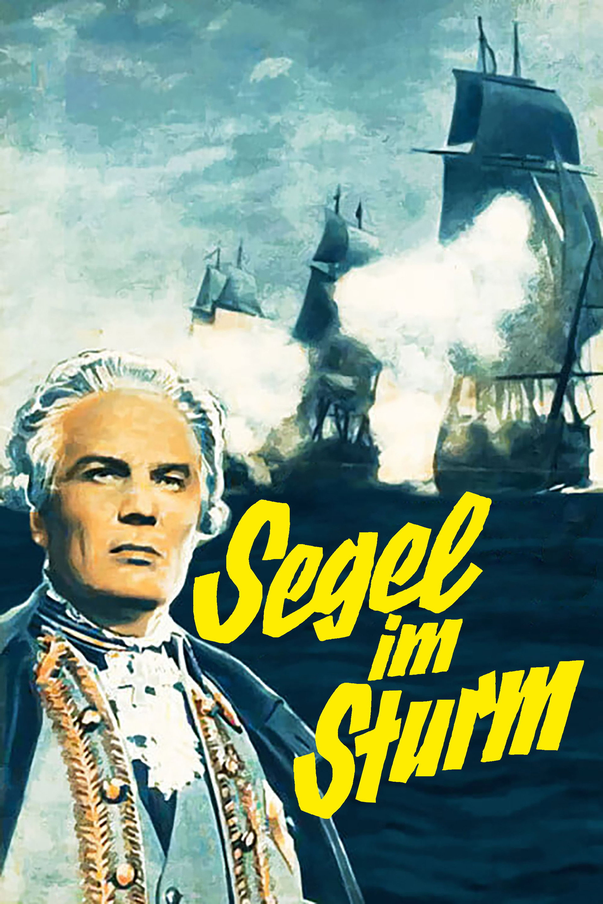 Segel im Sturm
