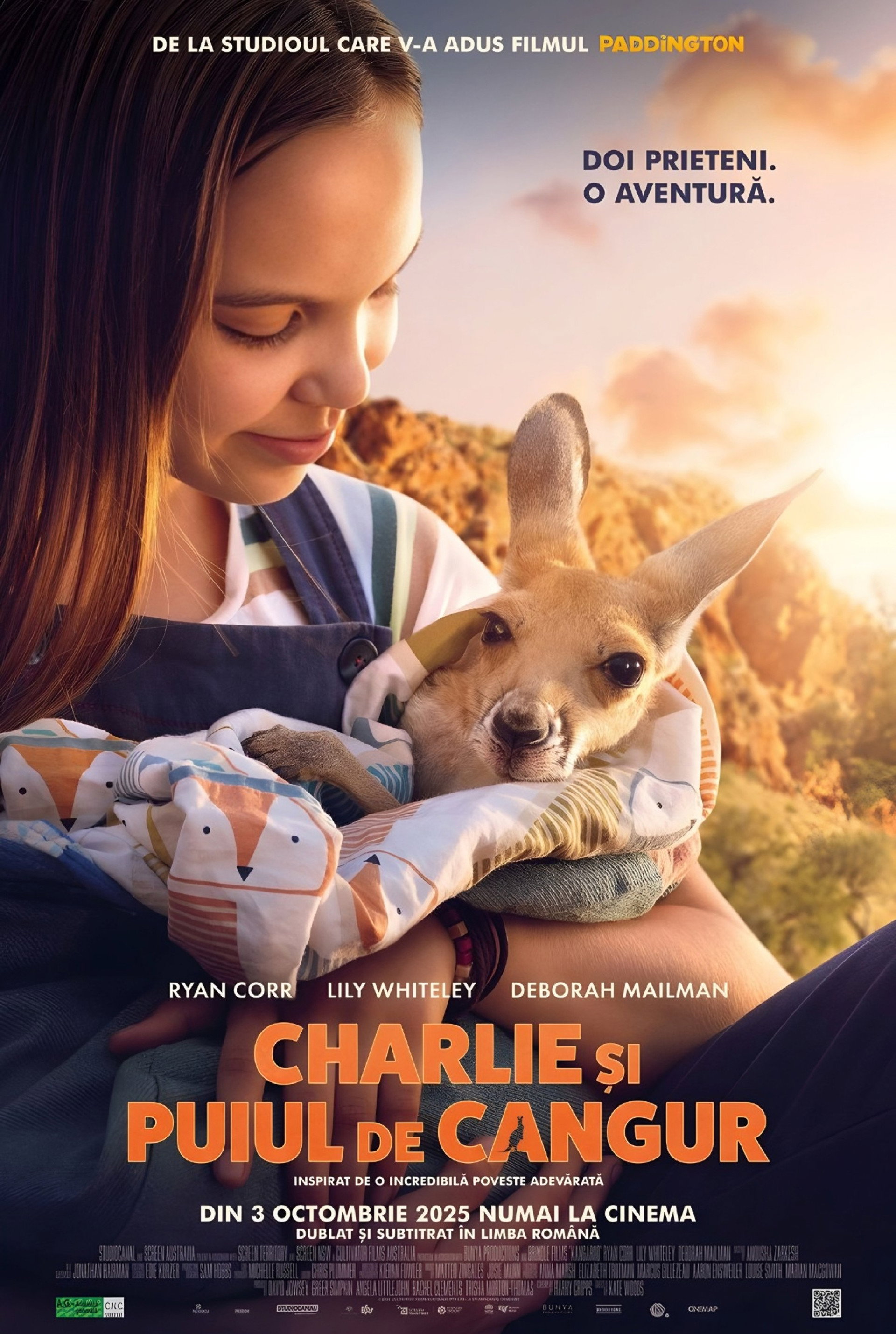 Charlie și puiul de cangur