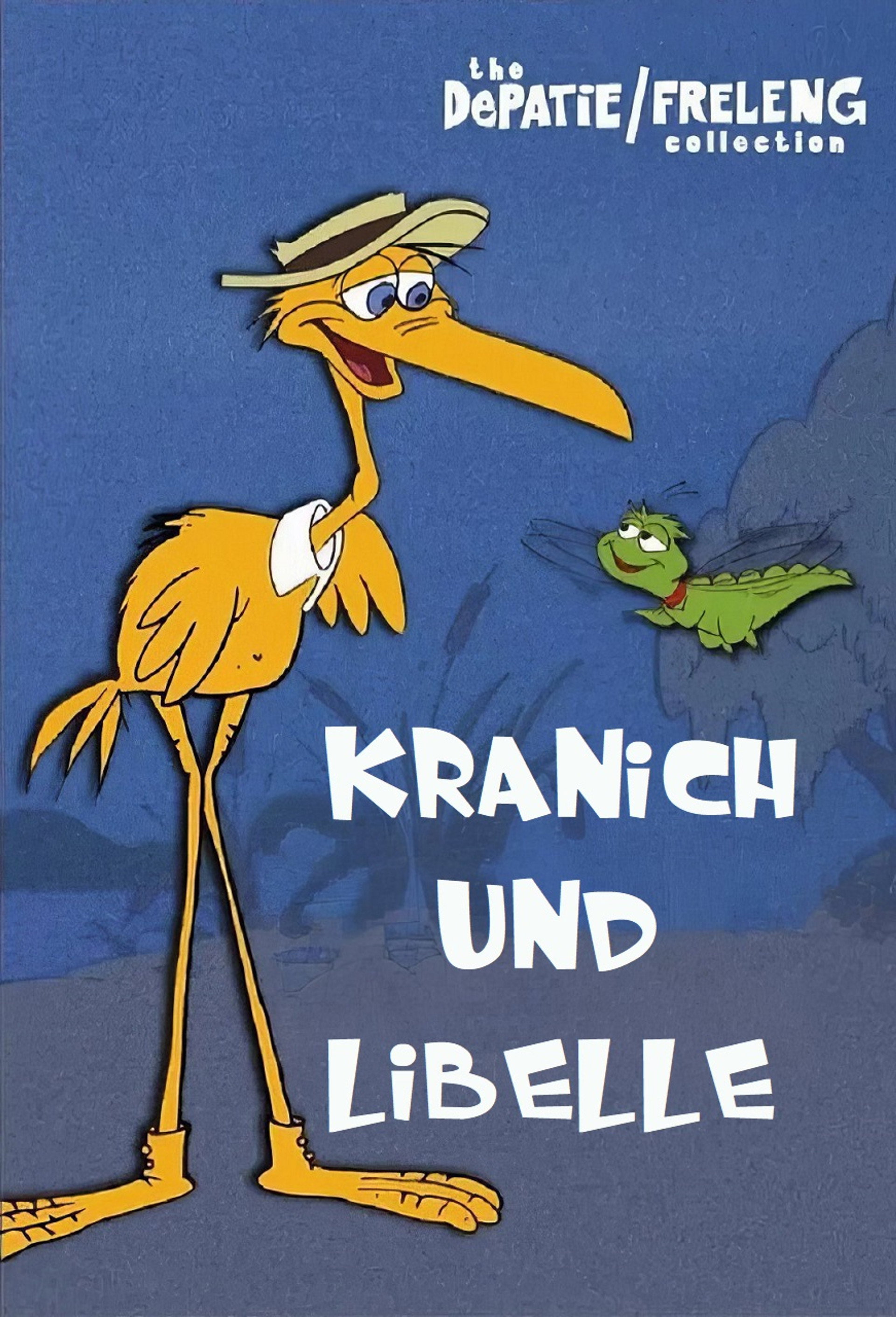 Kranich und Libelle