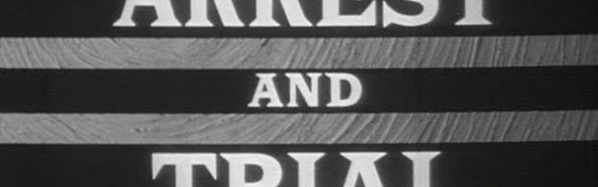 Arrest and Trial