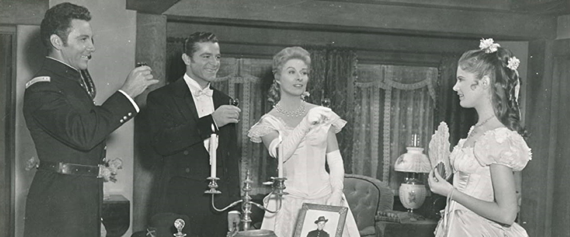 Strange Lady in Town backdrop