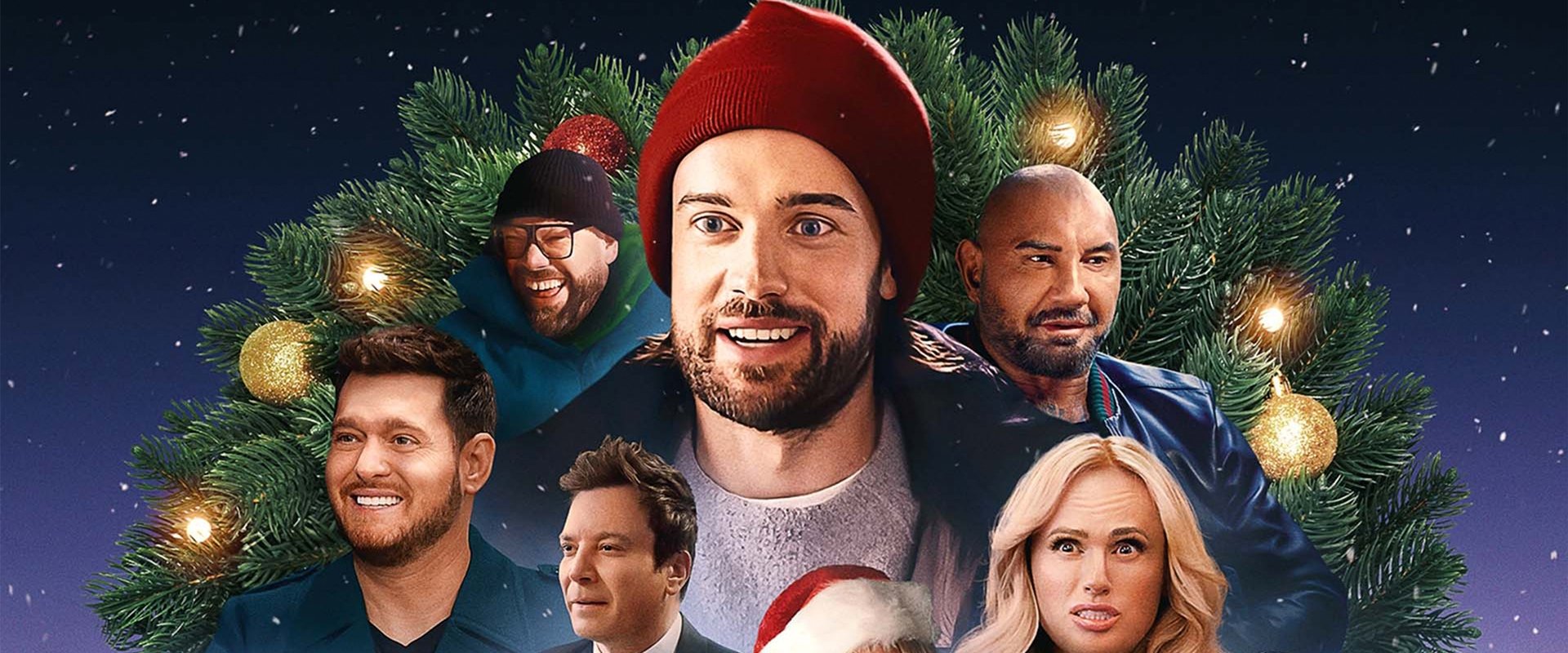 Jack in Time for Christmas backdrop
