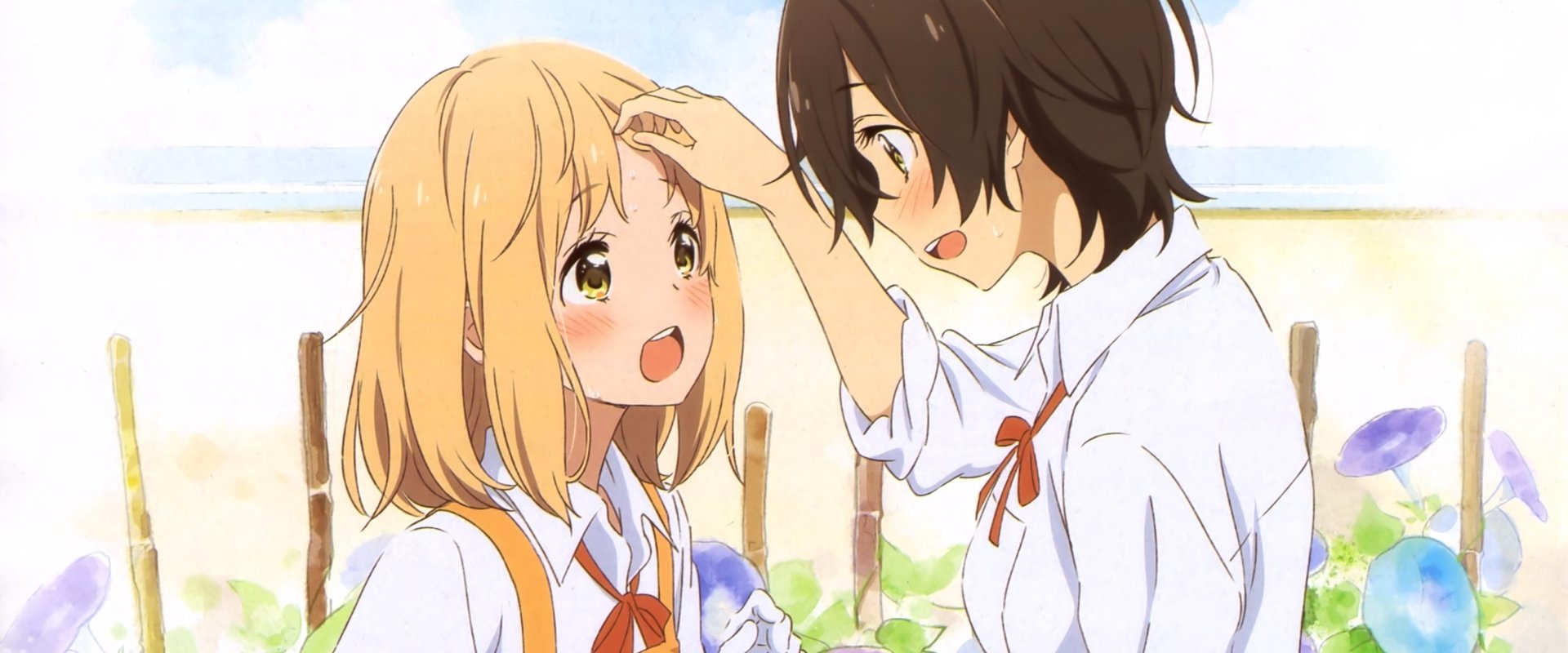 Kase-san and Morning Glories backdrop