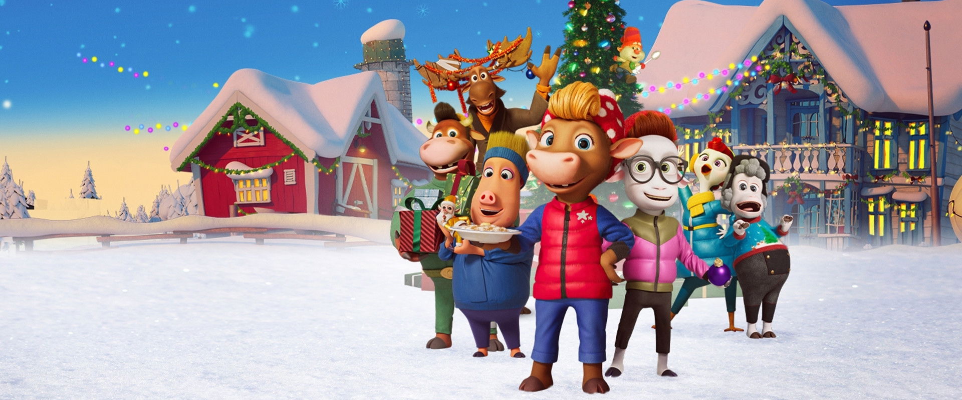 Christmas at Cattle Hill backdrop