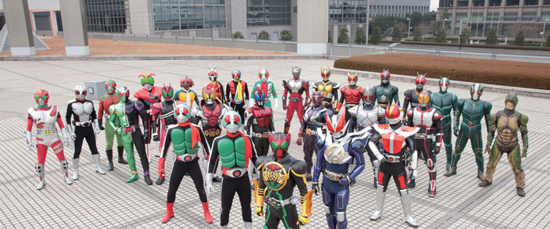 OOO, Den-O, All Riders: Let's Go Kamen Riders backdrop