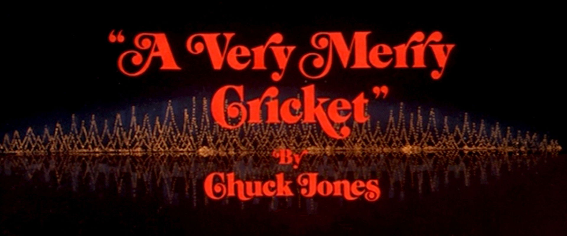 A Very Merry Cricket backdrop