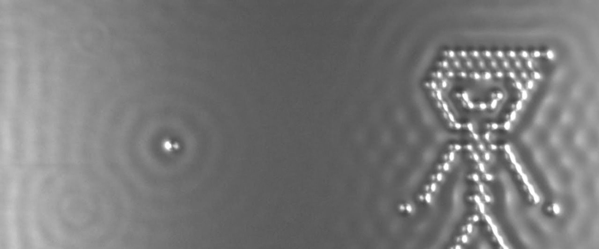 A Boy and His Atom backdrop