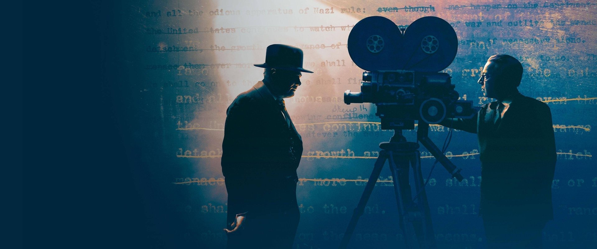 Churchill and the Movie Mogul backdrop