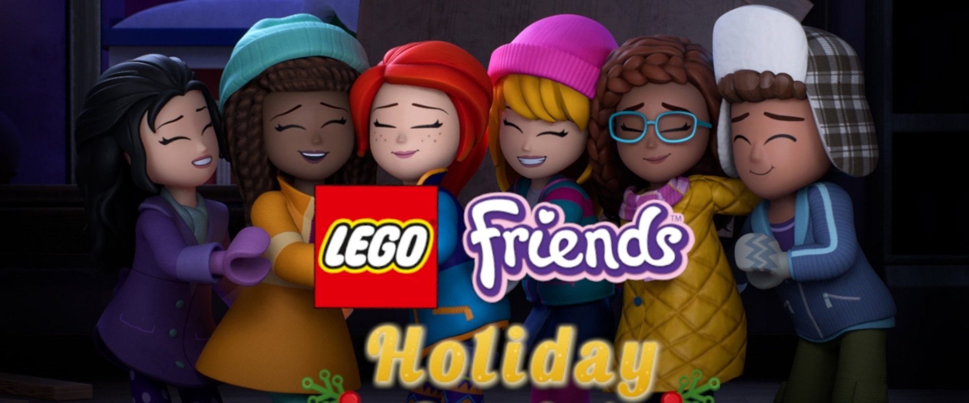 LEGO Friends: Holiday Special backdrop