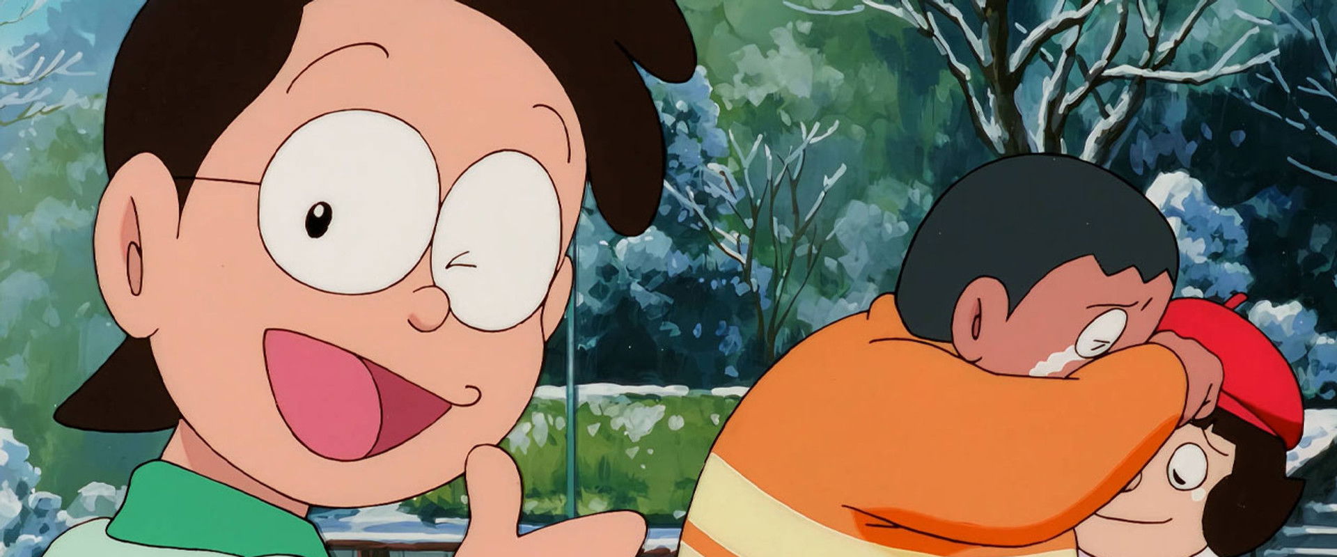 Doraemon: Ganbare! Gian!! backdrop