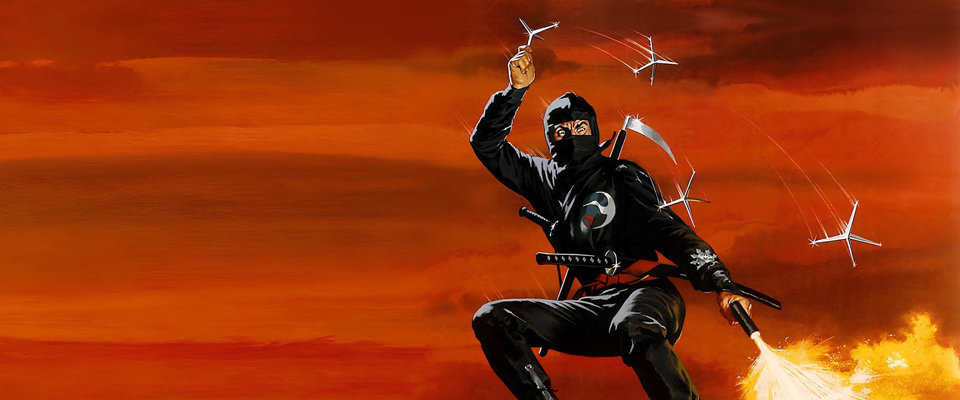 Revenge of the Ninja backdrop