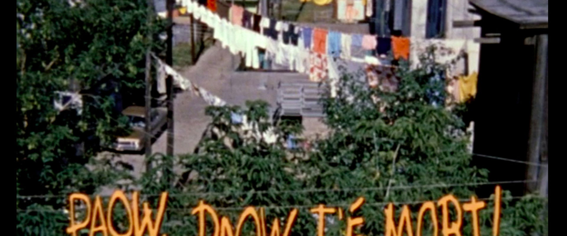 Paow, Paow, t'é mort! backdrop