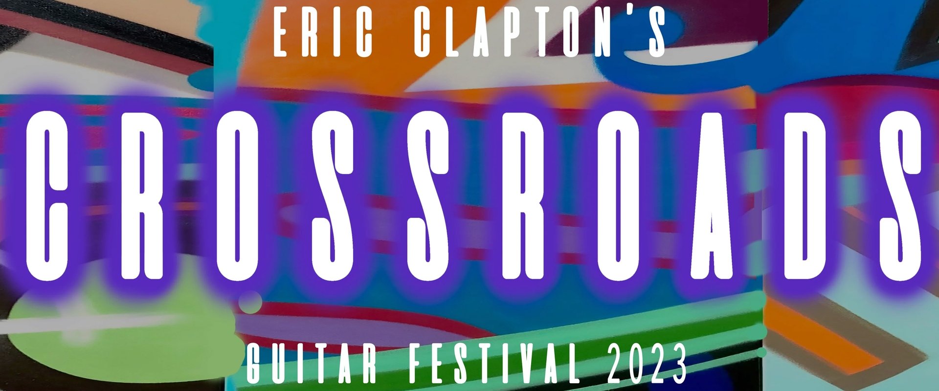 Eric Clapton’s Crossroads Guitar Festival 2023 backdrop