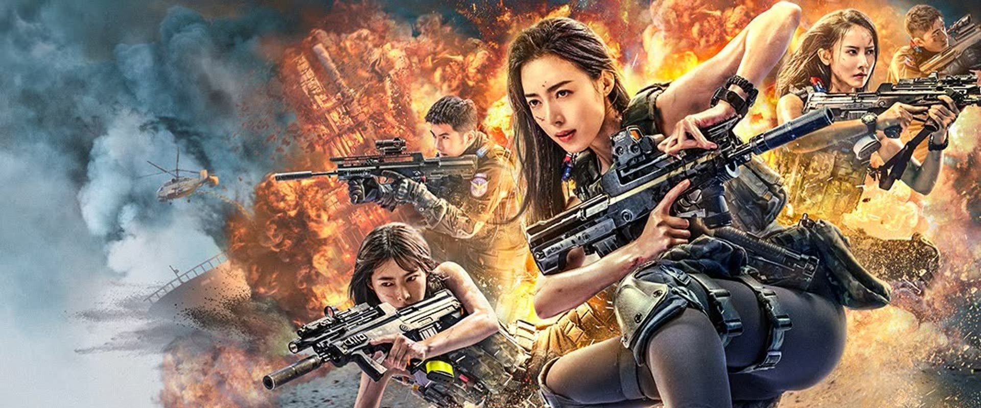 Female SWAT backdrop