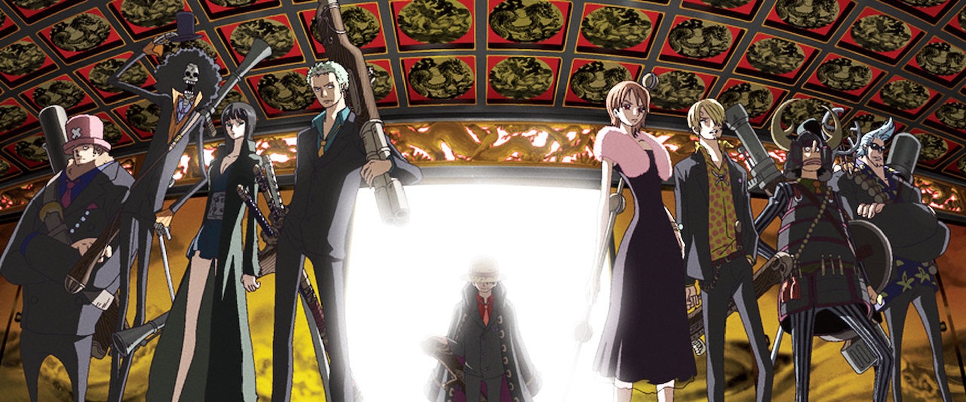 One Piece Film: Strong World backdrop