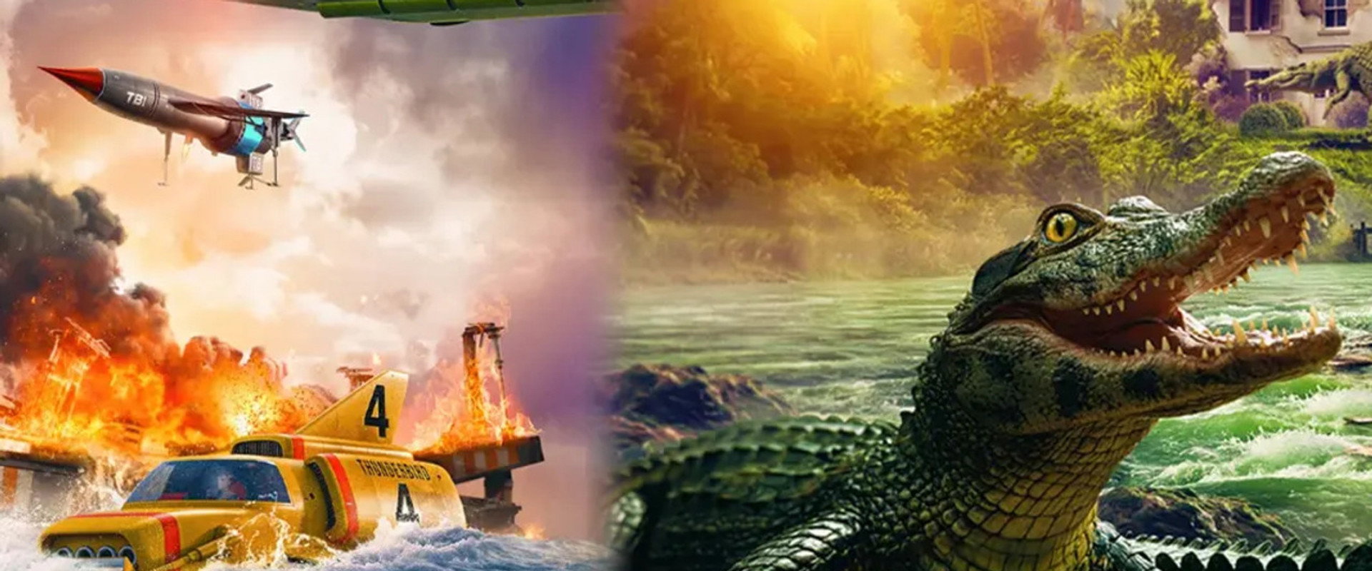 Thunderbirds 4K Double Bill - Atlantic Inferno / Attack of the Alligators! backdrop