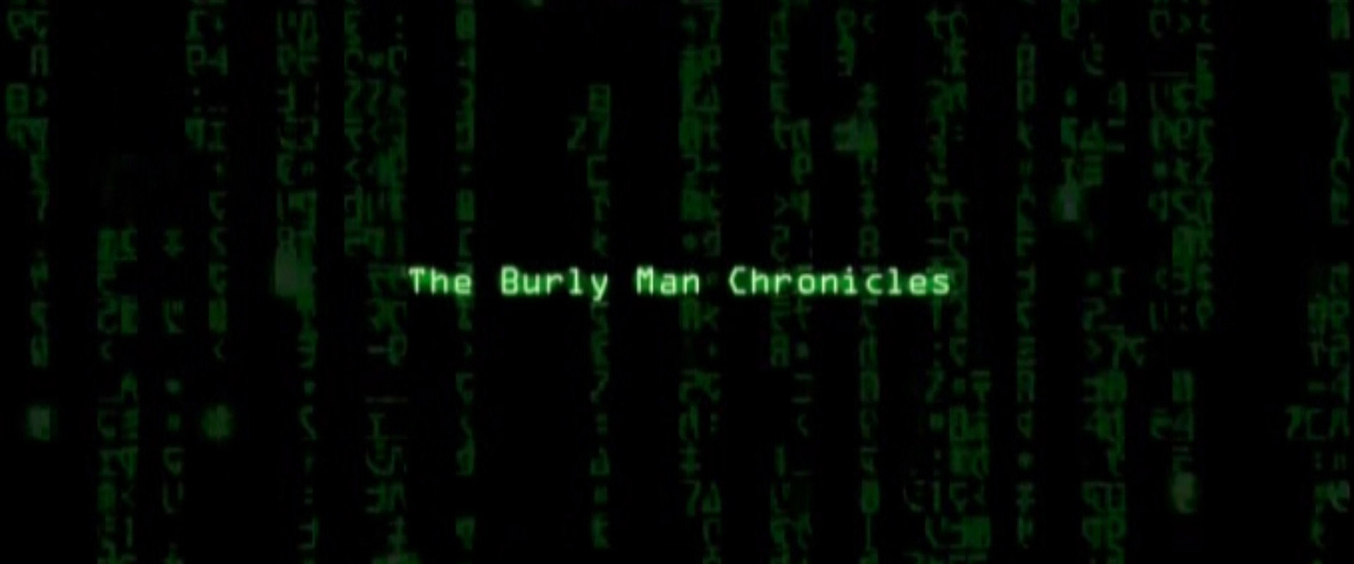 The Burly Man Chronicles backdrop