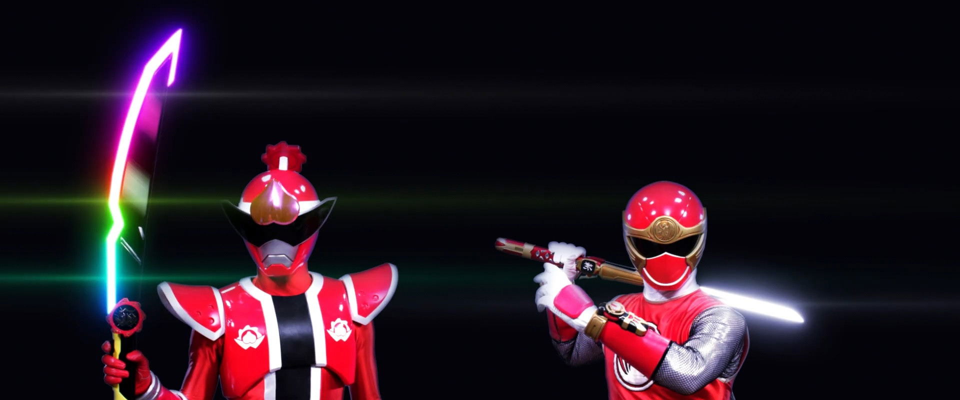 Ninpuu Sentai Hurricaneger with Donbrothers backdrop