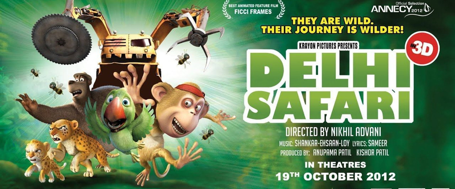 Delhi Safari backdrop