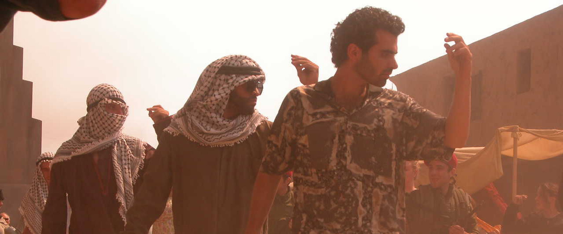 West Bank Story backdrop