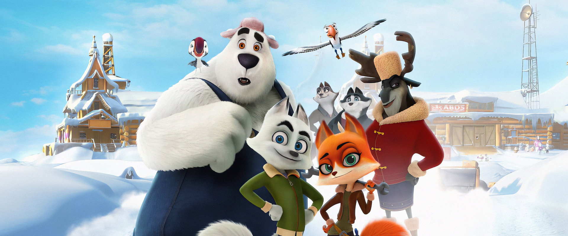 Arctic Dogs backdrop