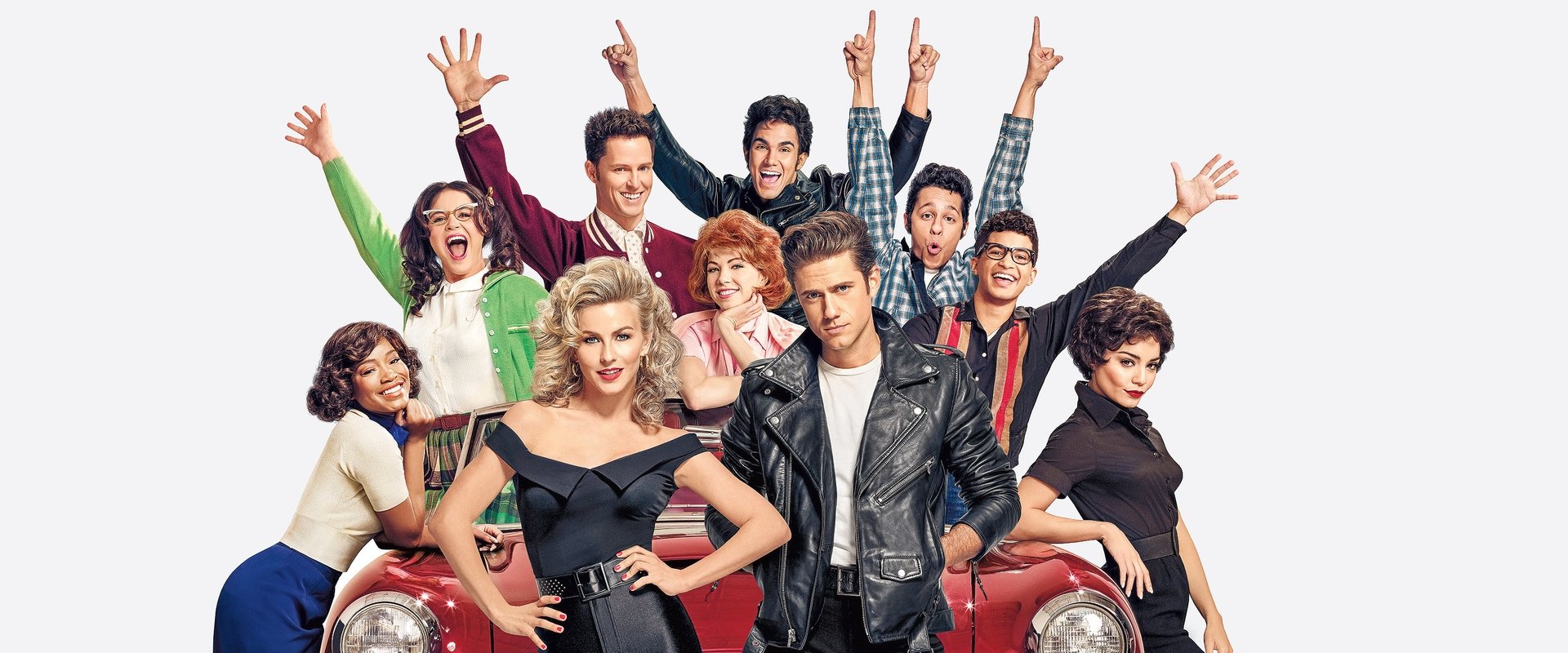 Grease Live backdrop
