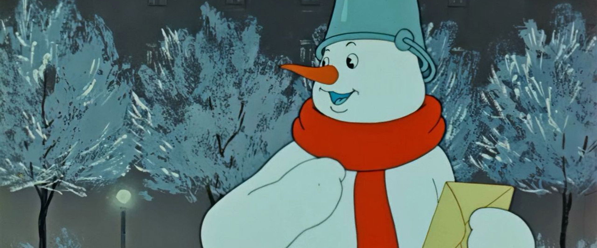 The Snow Postman backdrop