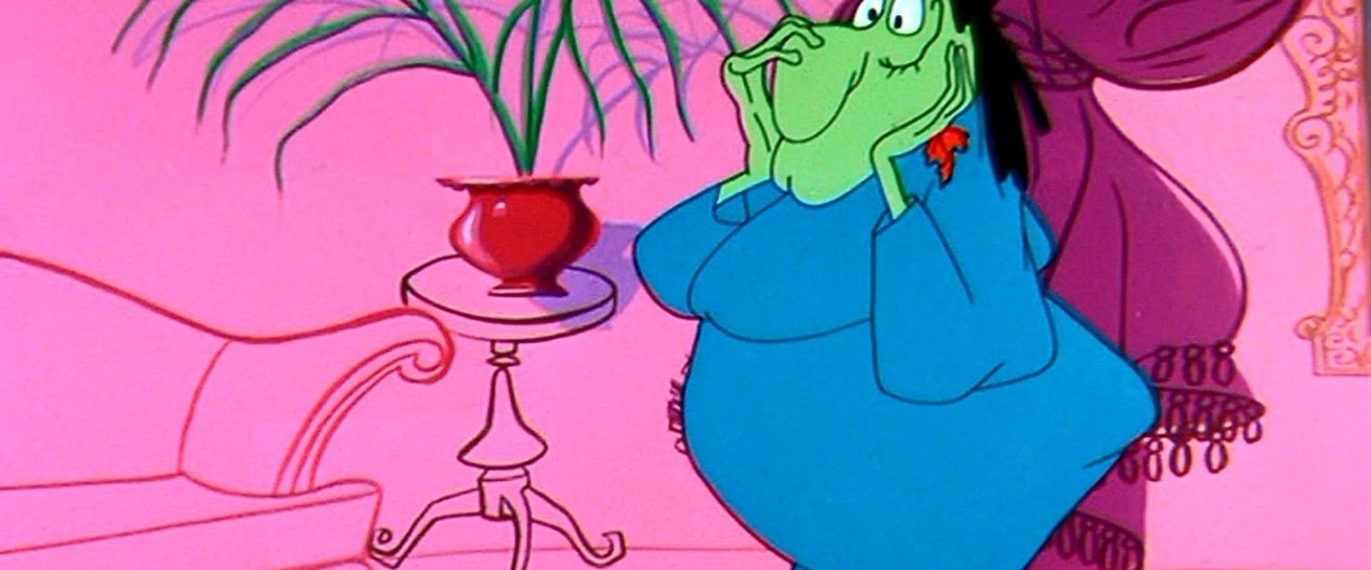 Broom-Stick Bunny backdrop