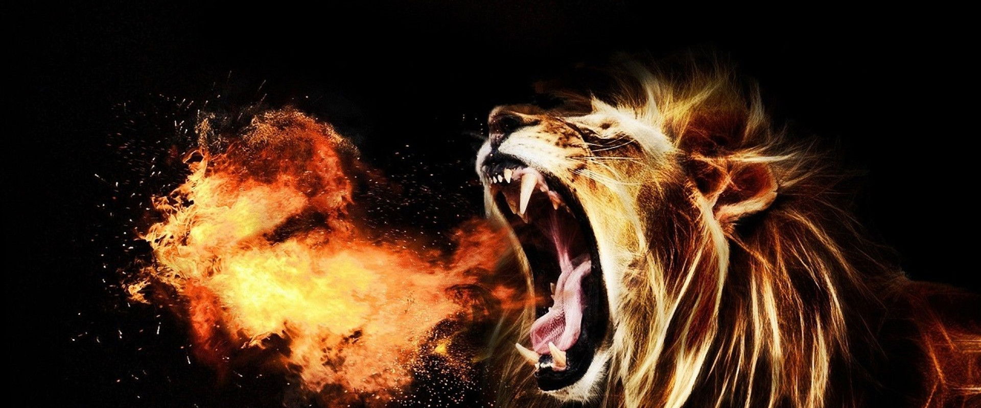 Let the Lion Roar backdrop