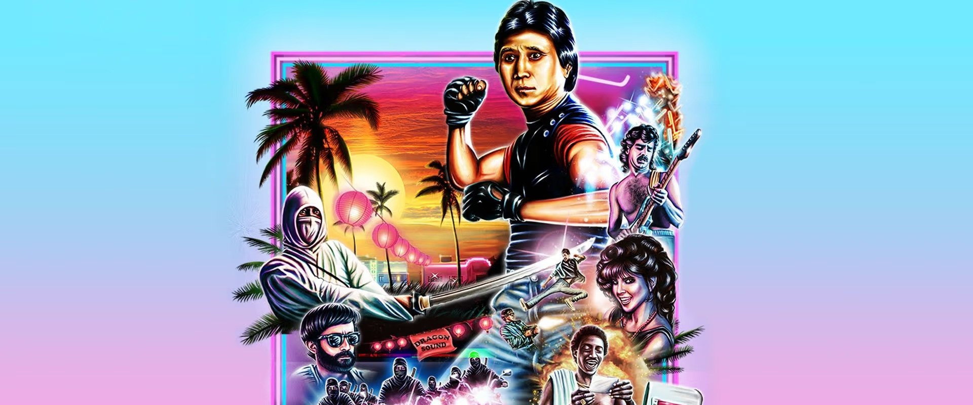 Miami Connection backdrop