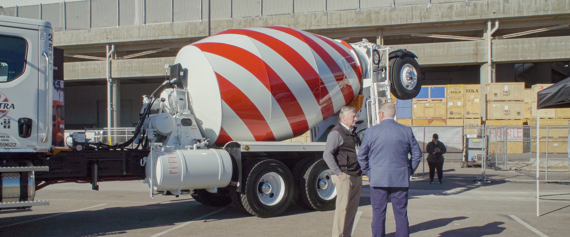 The History of Concrete backdrop