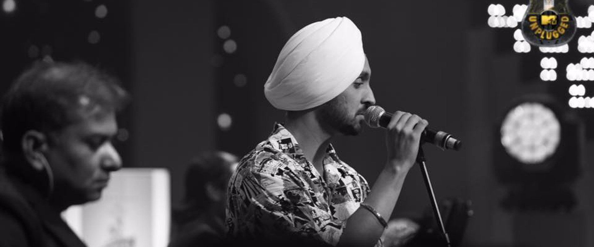 Diljit Dosanjh MTV Unplugged backdrop
