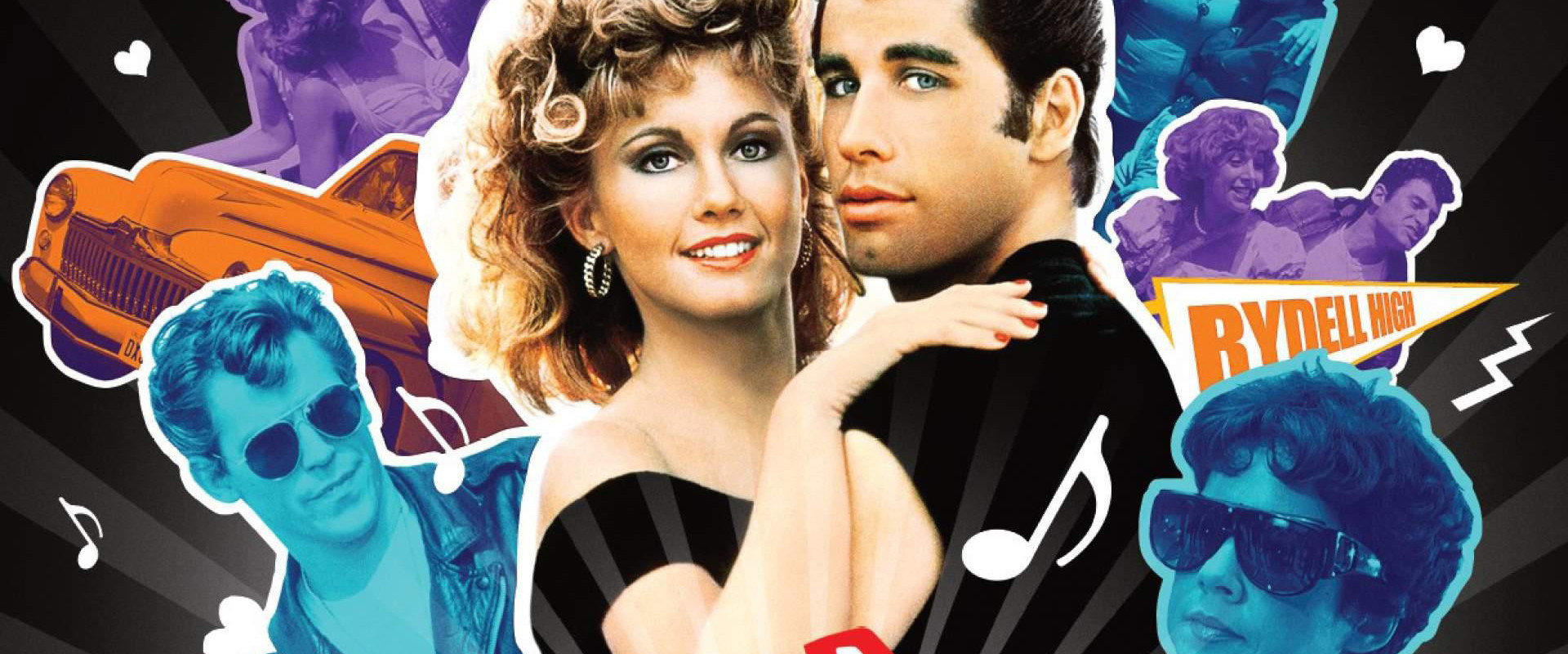 Grease backdrop