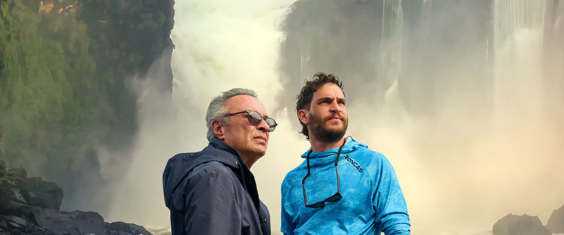 The Giant Falls backdrop