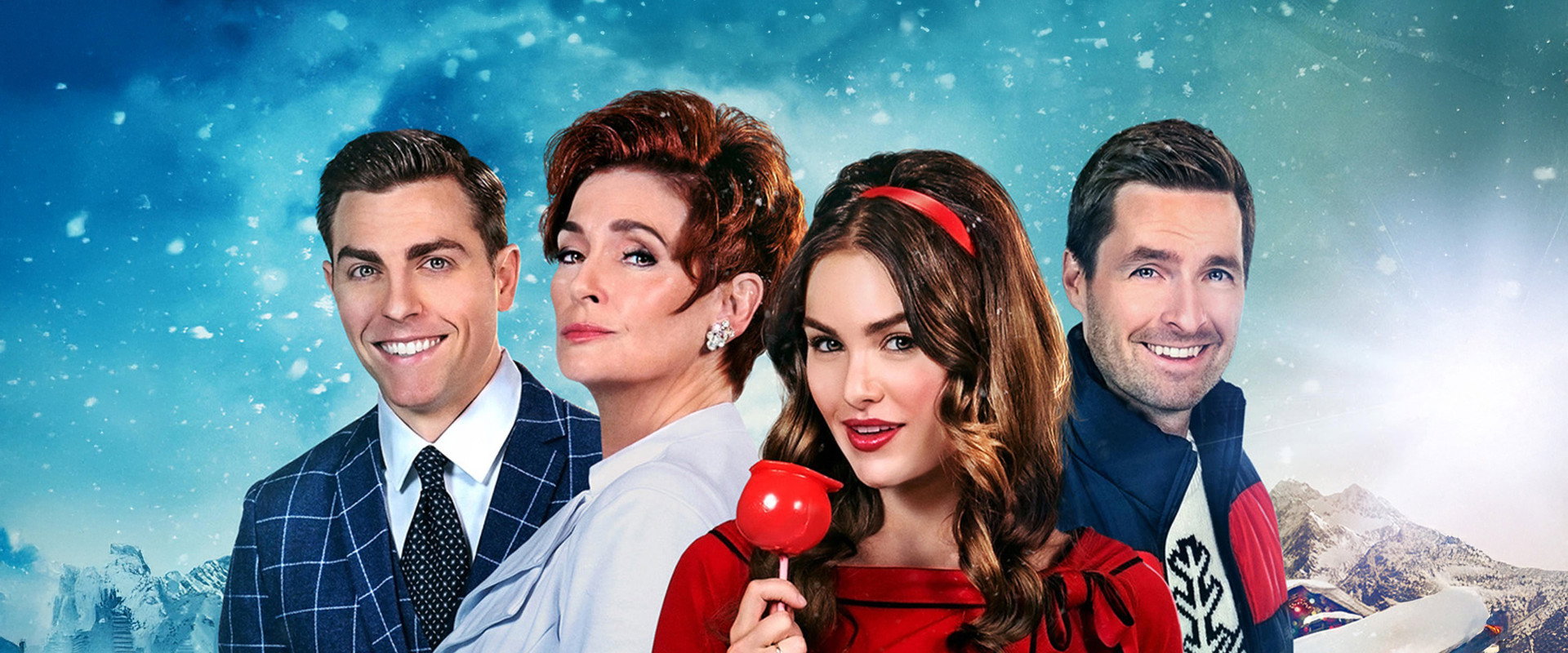 A Snow White Christmas backdrop