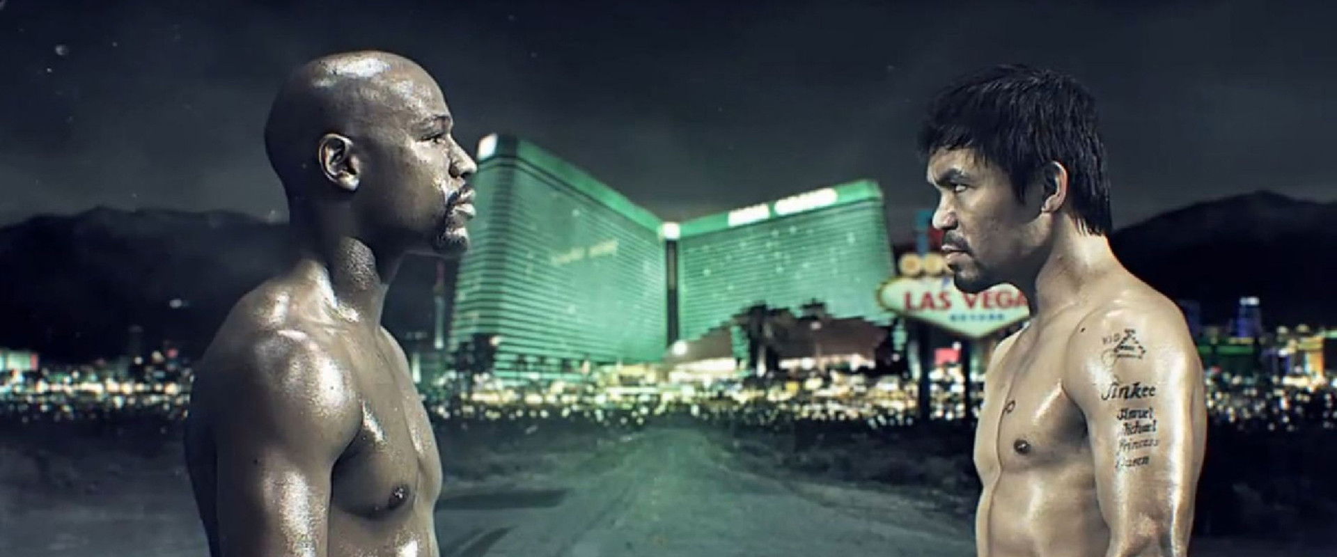 Mayweather vs. Pacquiao backdrop