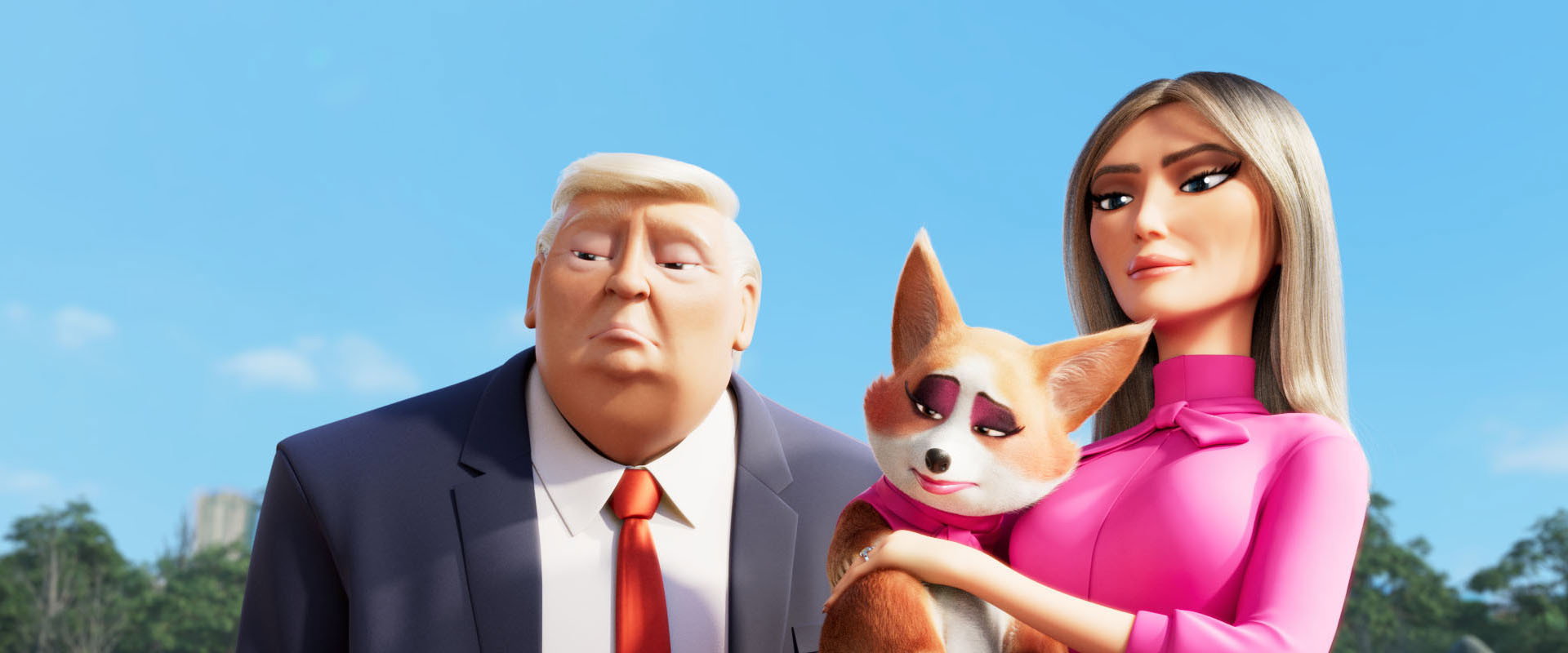 The Queen's Corgi backdrop