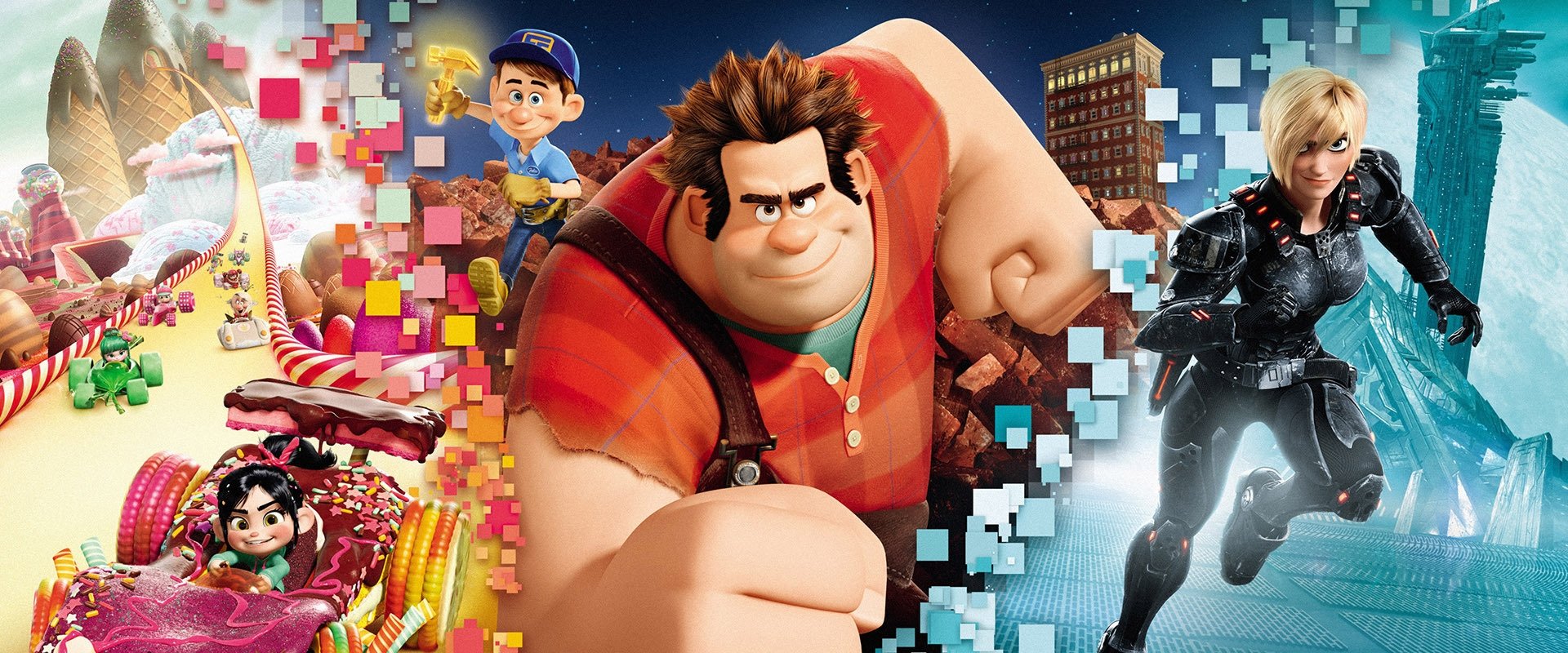 Wreck-It Ralph backdrop