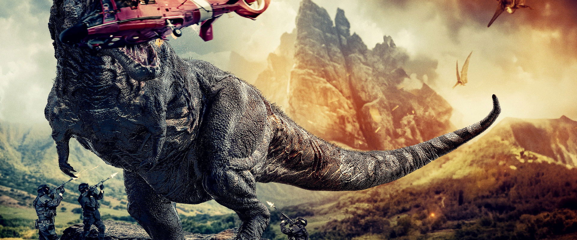 Jurassic Triangle backdrop