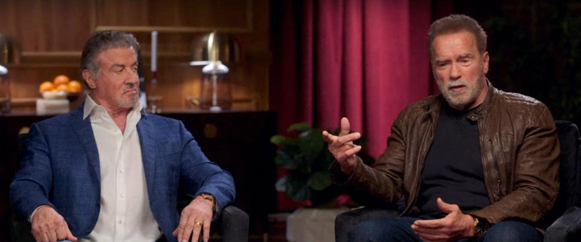 Arnold & Sly: Rivals, Friends, Icons backdrop