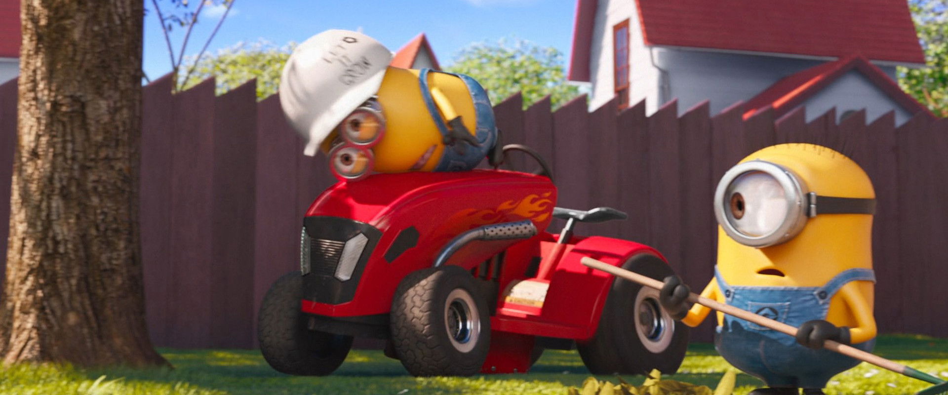 Mower Minions backdrop